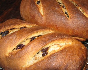 Walnut Raisin Bread