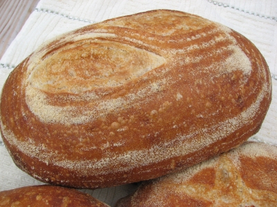 three of three loaves of NW sourdough