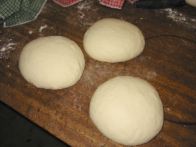 shaped dough