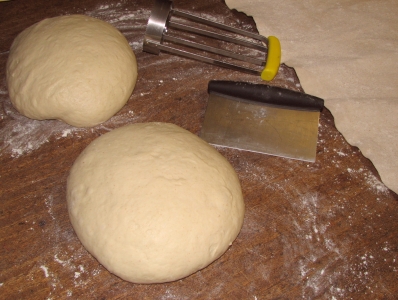 dough balls weighed about 4 lbs