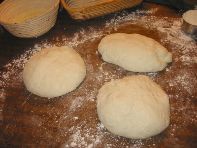 divided dough