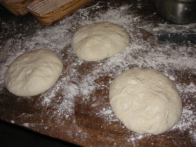 divided dough