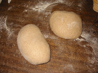 shaping dough