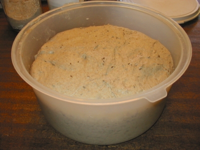 Rye dough