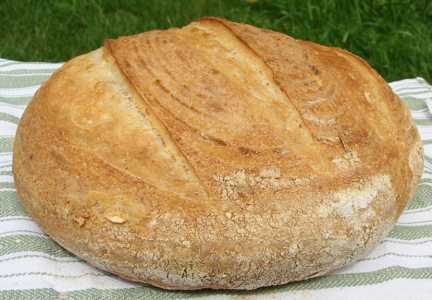 Basic White loaf with cracked wheat
