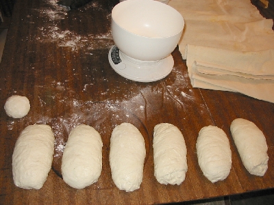 dough pieces