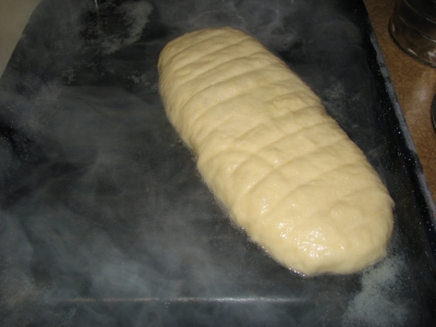 Floating the dough