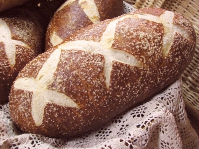 Sourdough Pretzel Loaf