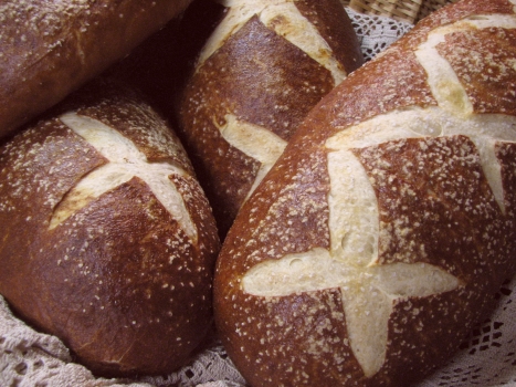 Pretzel Sourdough Bread