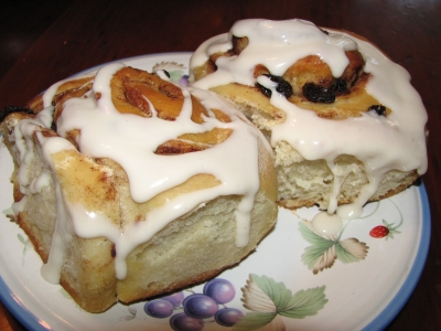 Cinnamon Raisin Rolls Sourdough Style