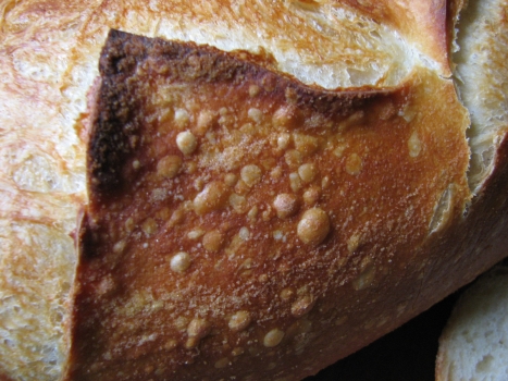 Closeup of crumb