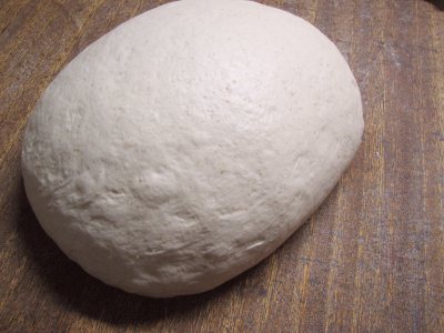 Dough ball ready to shape