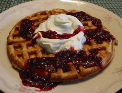 Alaskan Sourdough Waffles